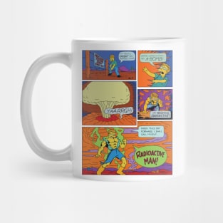 Radioactive Man Origin Story Comic Page Mug